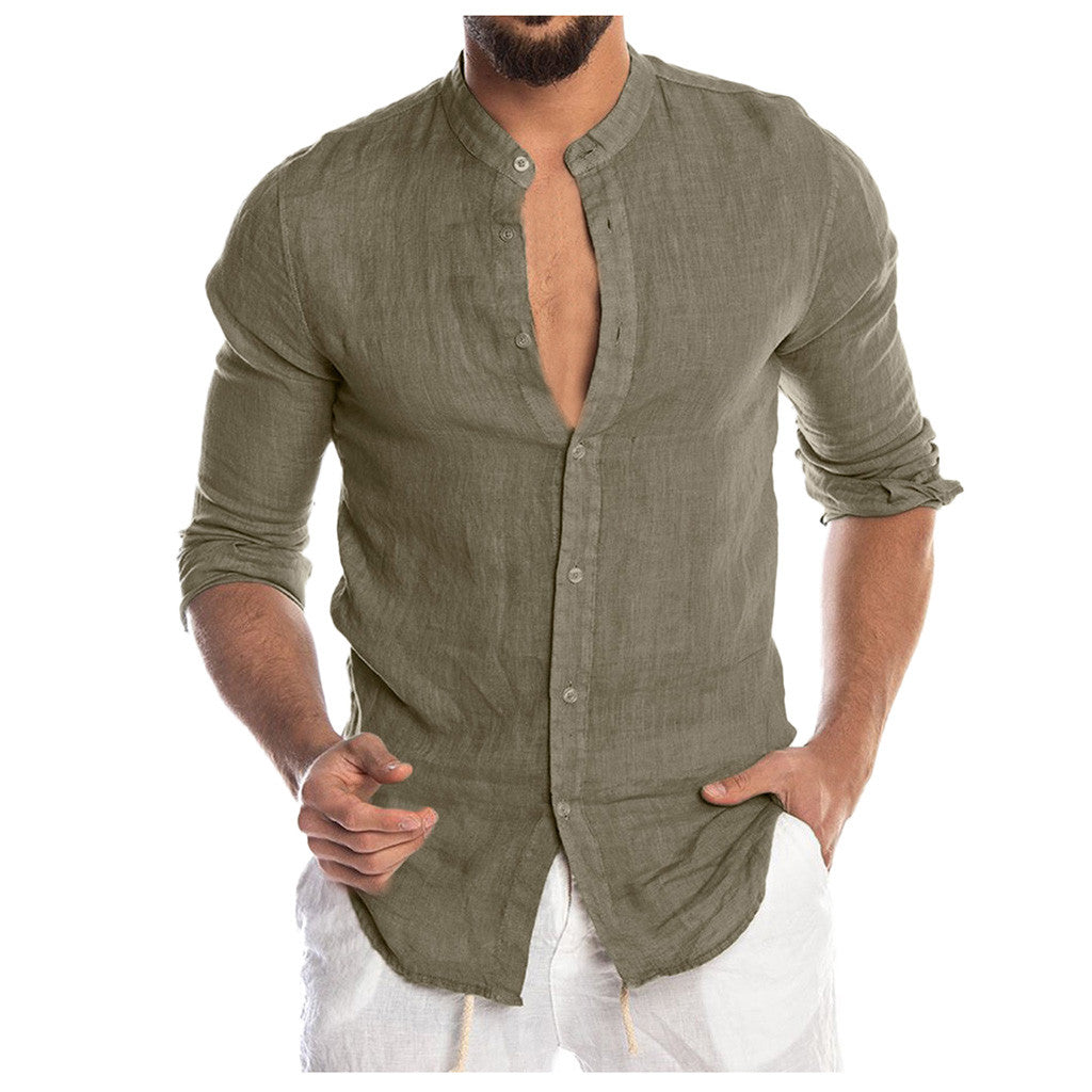 Cardigan long sleeve shirt men-HighTouch