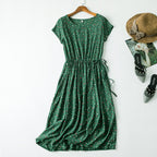 Cotton silk dress-HighTouch