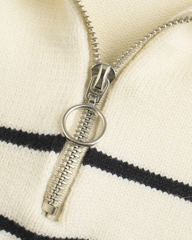 Women’s Smart-Fit Striped Sweater Coat