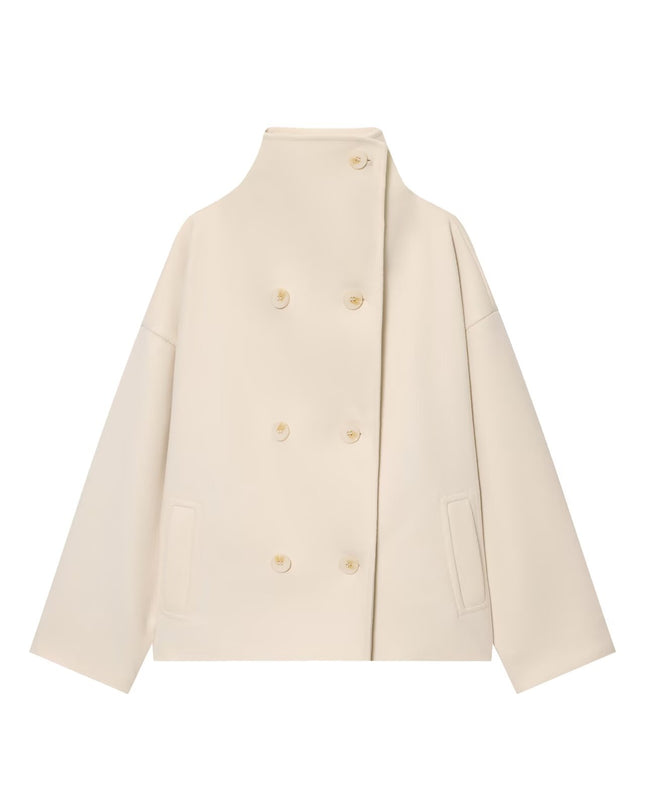 Women’s High Neck Button Knit Top