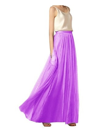 Women Maxi Long Skirt-HighTouch