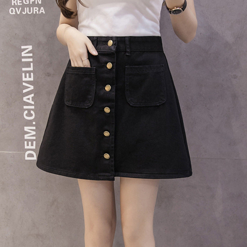 Women’s Slim Cotton Hip Skirt – High-Waist Bodycon Mini Skirt