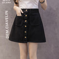 Women’s Slim Cotton Hip Skirt – High-Waist Bodycon Mini Skirt