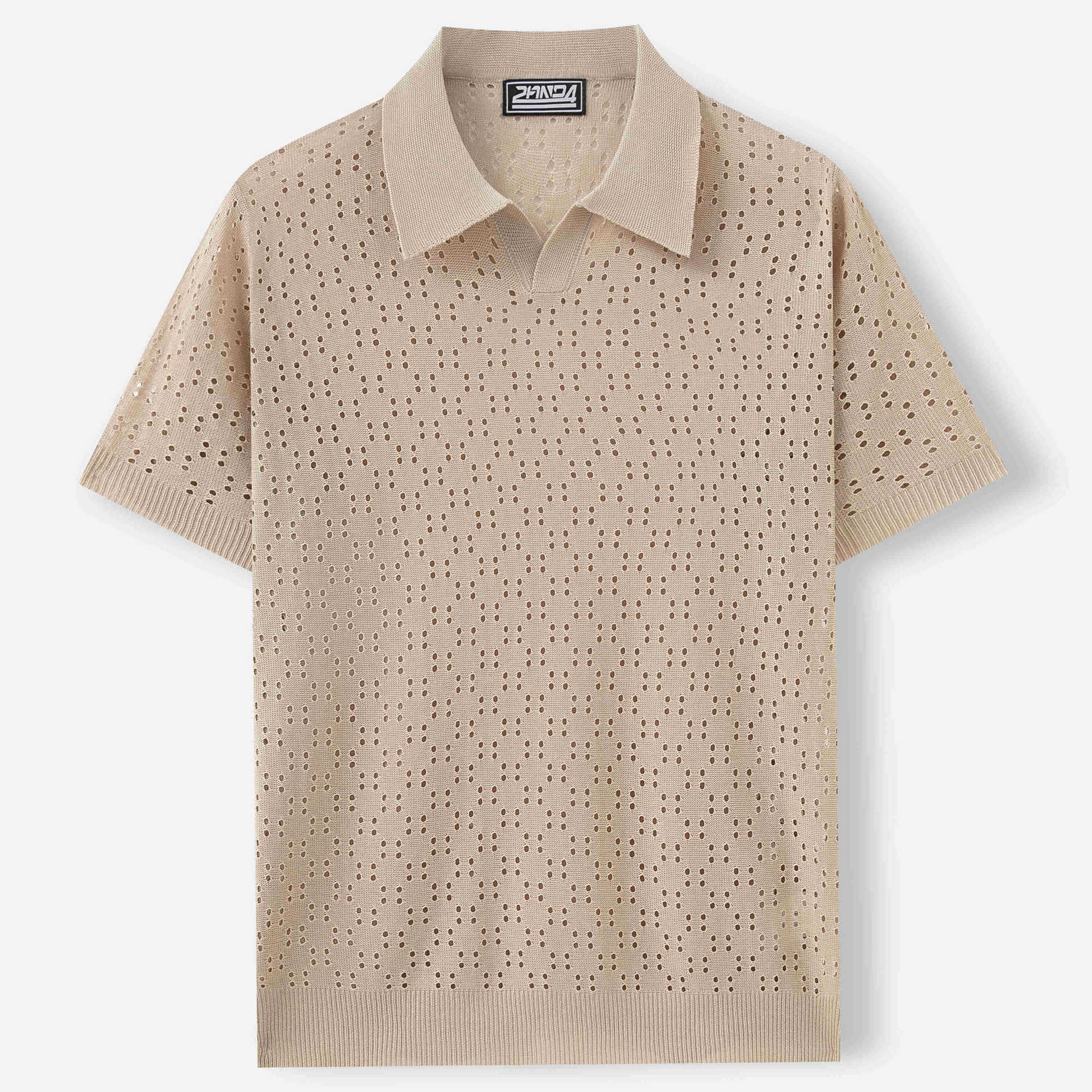 Fashion Dovetail Collar Tencel Men's Casual Sweater-HighTouch