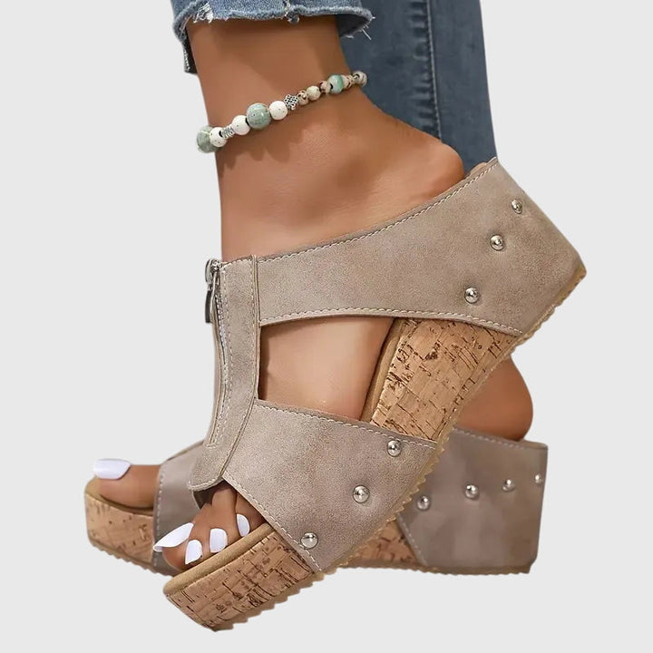 Jazlyn Orthopedic Comfort Sandals – Adjustable Strap Plantar Fasciitis Shoes