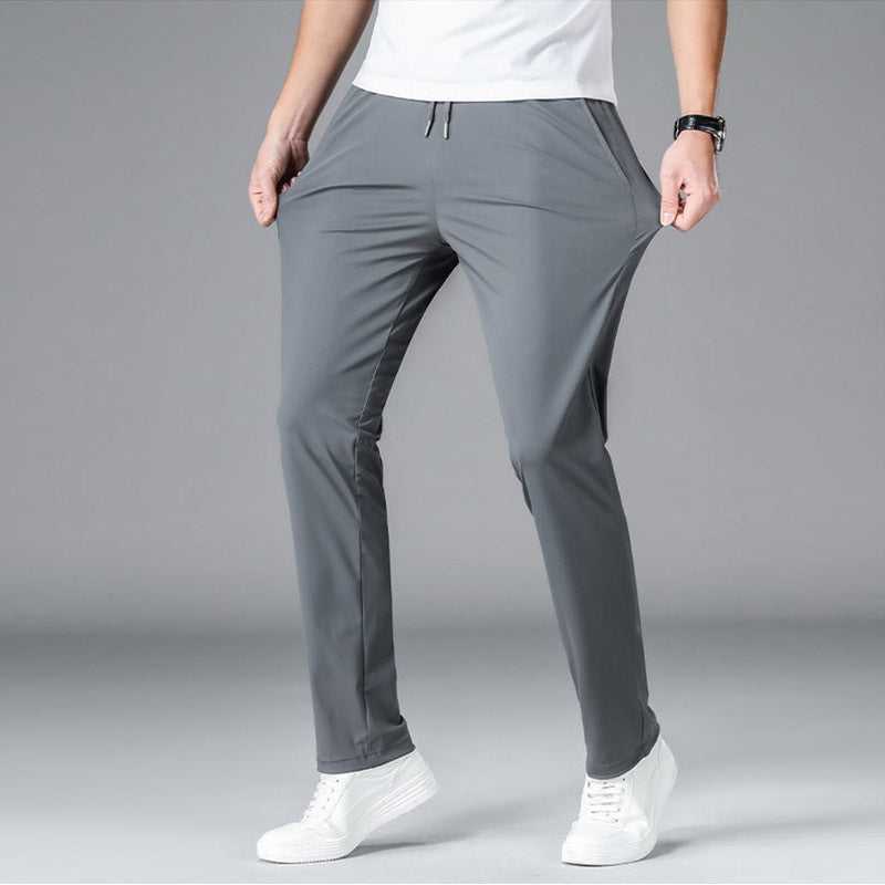 Milk Silk High Elastic Casual Pants Men's Thin Elastic Strap-HighTouch