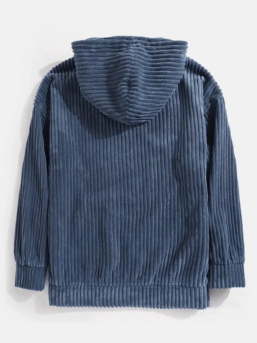Men’s Corduroy Hoodie Jacket Plus Size-HighTouch