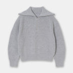 Casual Wool Blend Knit Sweater – Soft Crew Neck Pullover-HighTouch