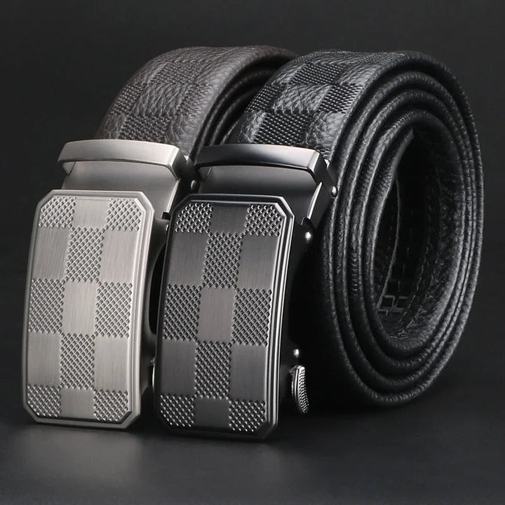 Men's 100% Cowhide Leather Belt | Automatic Buckle
