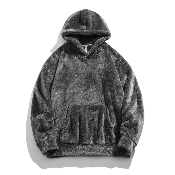 Men's Plush Fleece Hoodie – Warm & Comfortable