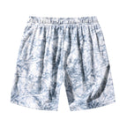 Men’s Corduroy Camo Athletic Shorts – High-Waist Summer Middle Pants