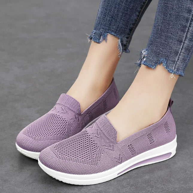 Supportive Women's Orthopedic Walking Knit Shoes – Comfort You Can Count On