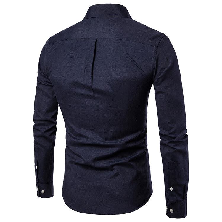 Casual long-sleeved Cotton shirt-HighTouch