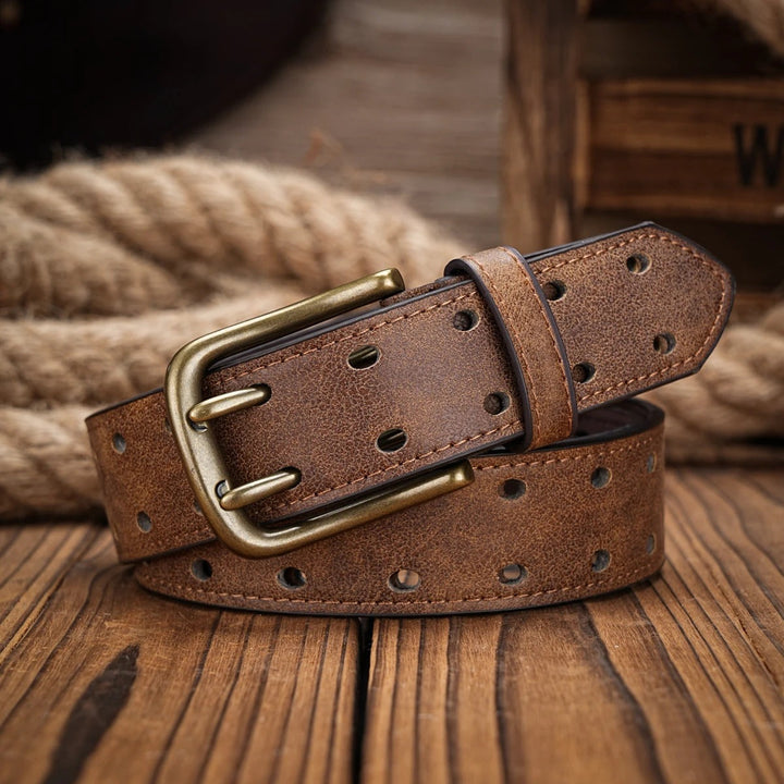 Men's Distressed Leather Belt – Dakota