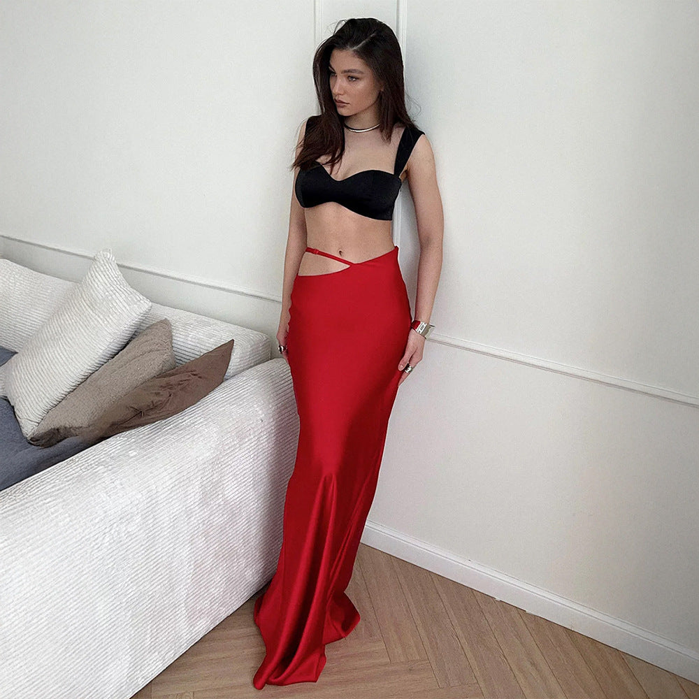 Women's Temperament Commute Hip Skirt – Elegant Long Skirt-HighTouch