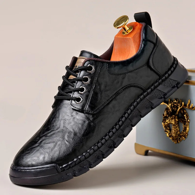 Men’s Full-Grain Leather Shoes – Smart Comfort