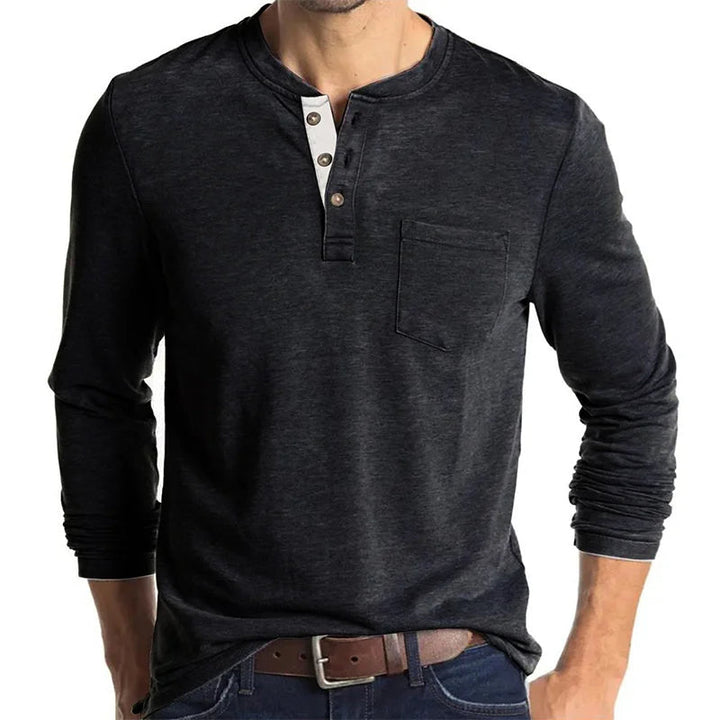Men's Long Sleeve T-Shirt – Soft Cotton Comfort