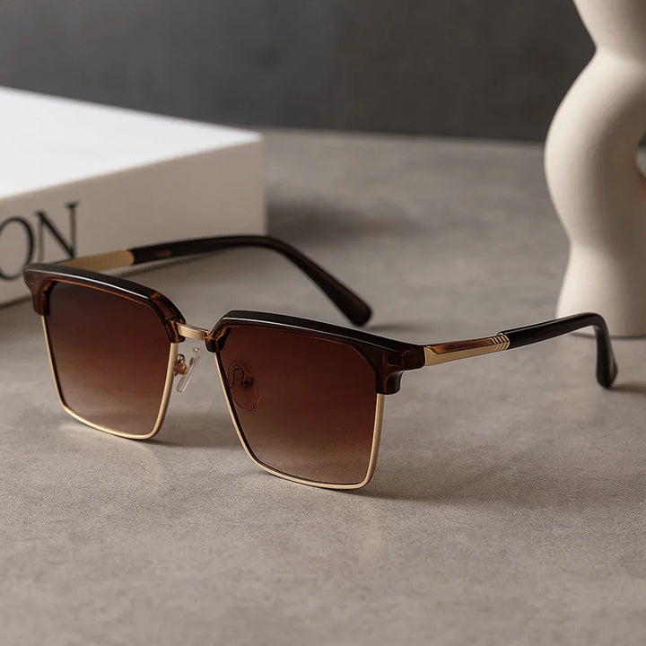 Unisex UV400 Square Sunglasses – Gradient Lenses