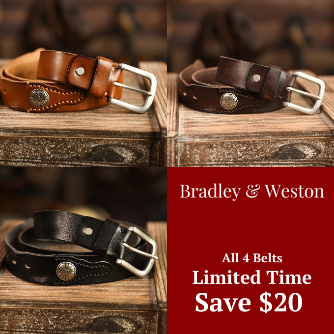 \Men's 100% Cowhide Leather Belt | Heritage Style