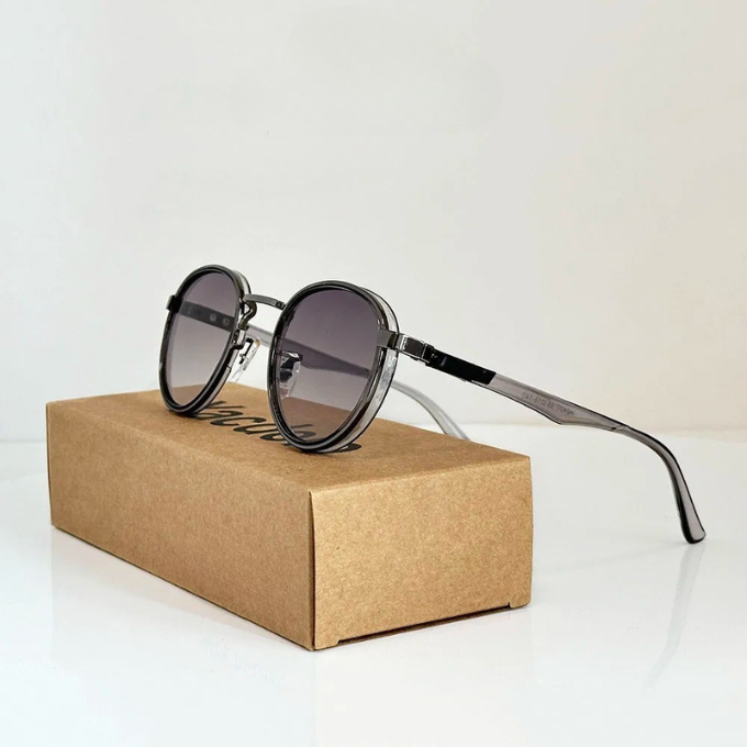 Men's Round Sunglasses – Belmont Retro Metal Frame