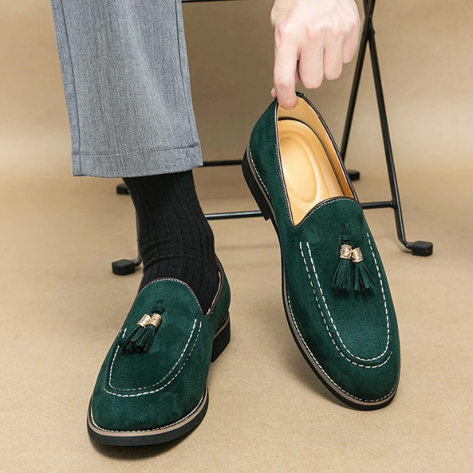 Men’s Velvet Loafers – Elegant Slip-On Style