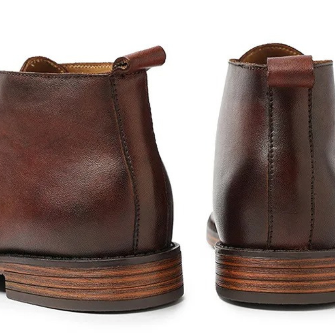 Bradford City Leather Boot | Men's Classic Casual Ankle Boots