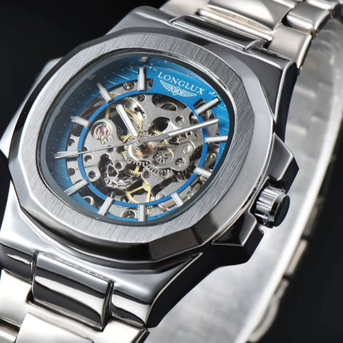 Men's Skeleton Automatic Watch – Carbonline