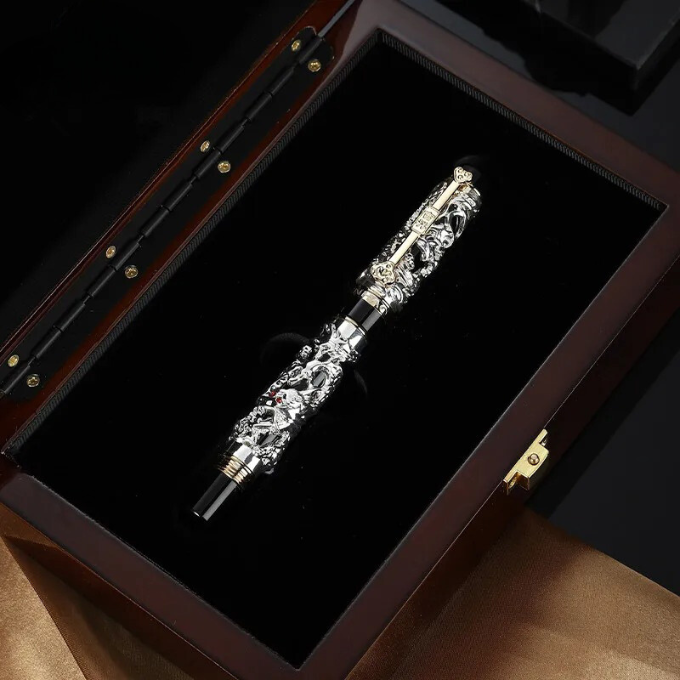 Regal Luxe Dragon Fountain Pen | Fine Writing Gift