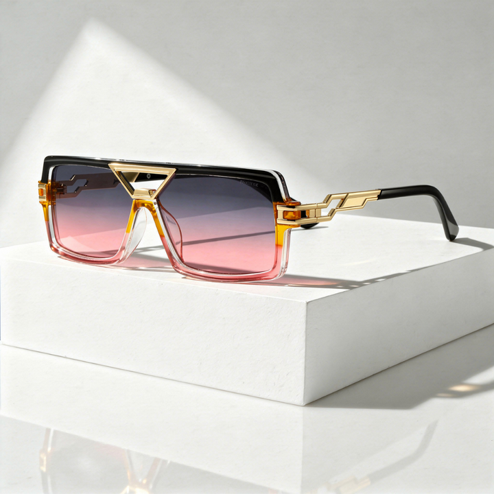 Men's Oversized Square Sunglasses with UV400