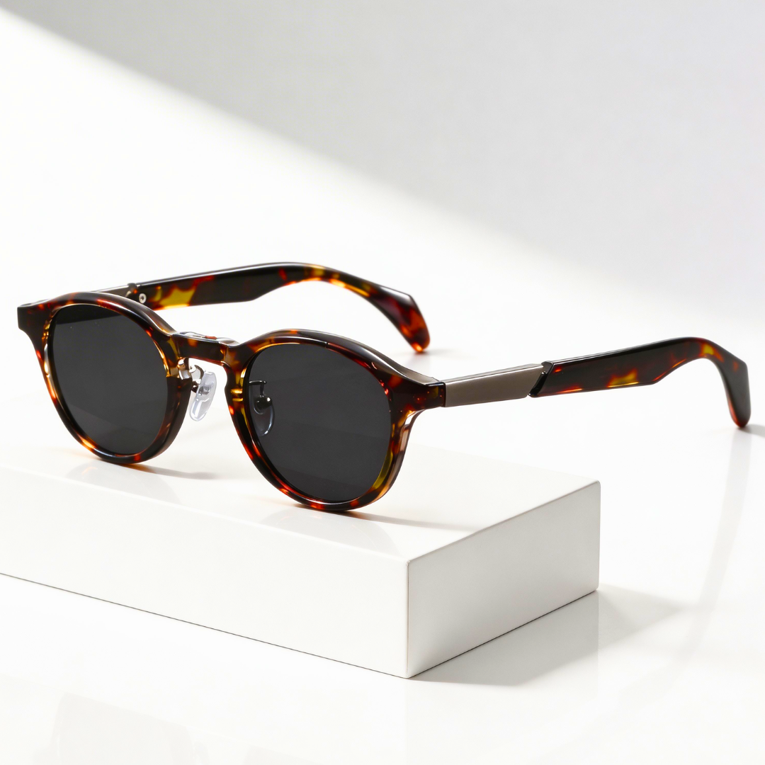 Unisex UV400 Retro Round Sunglasses – Adjustable Fit