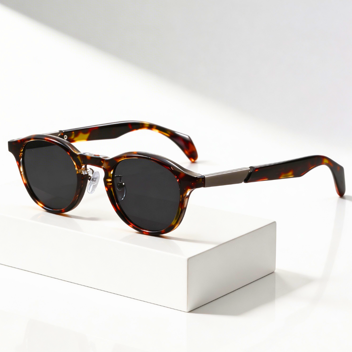 Unisex UV400 Retro Round Sunglasses – Adjustable Fit