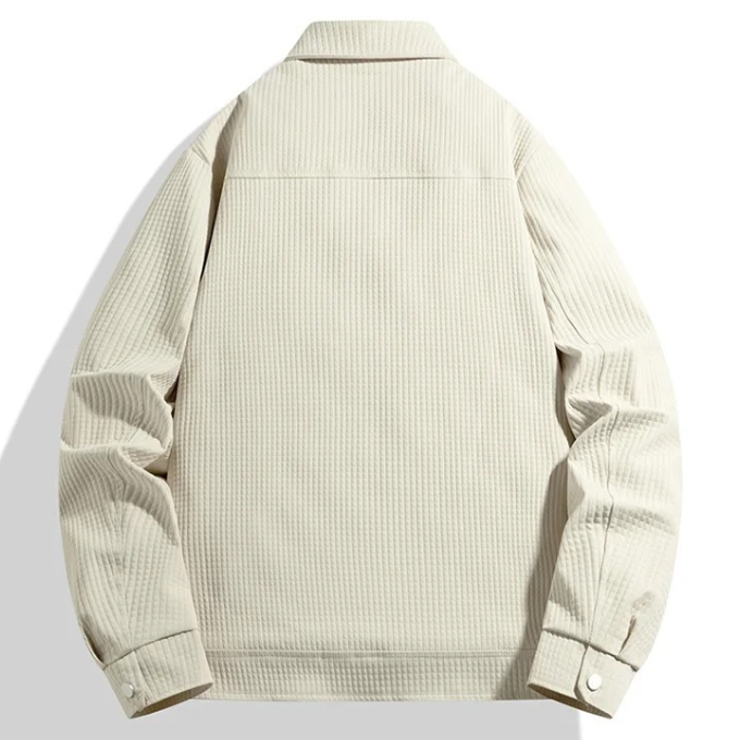 Men's Waffle Jacket – Quilted Warmth