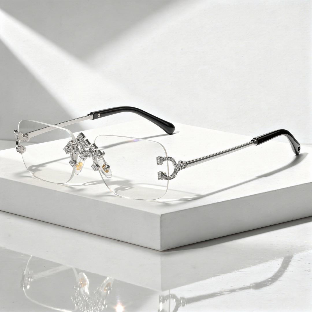 Men's Square Sunglasses with UV400 Protection
