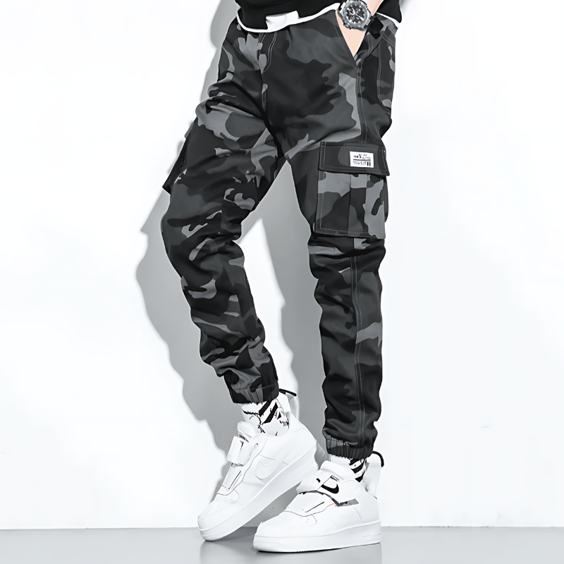 Men's Camo Cargo Pants – Relaxed Fit