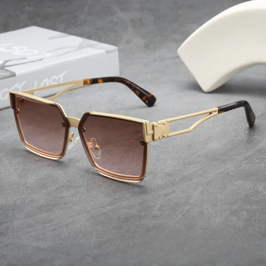 Men's Oversized UV400 Square Sunglasses – Gradient