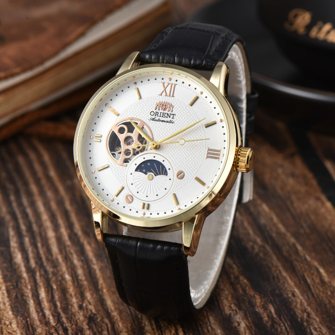 Men's Automatic Skeleton Watch – Solara Orient