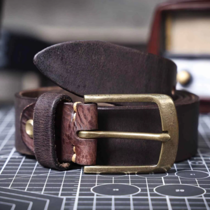 Men's 100% Cowhide Leather Belt | Italian Handmade