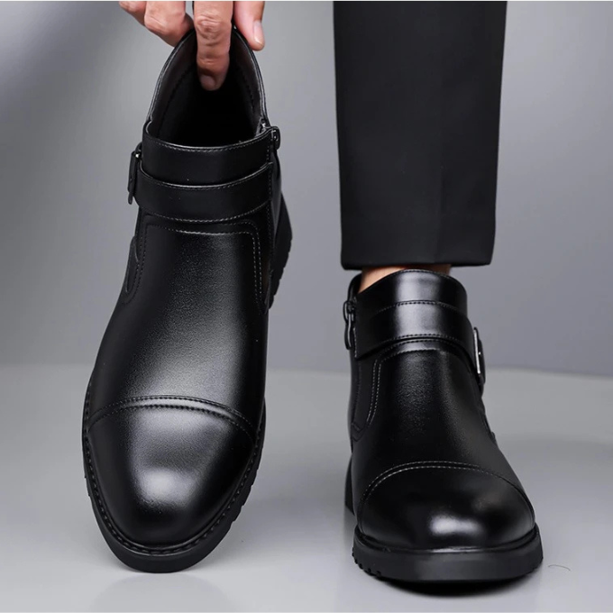 Men’s Leather Dress Boots – Smart Professional Style
