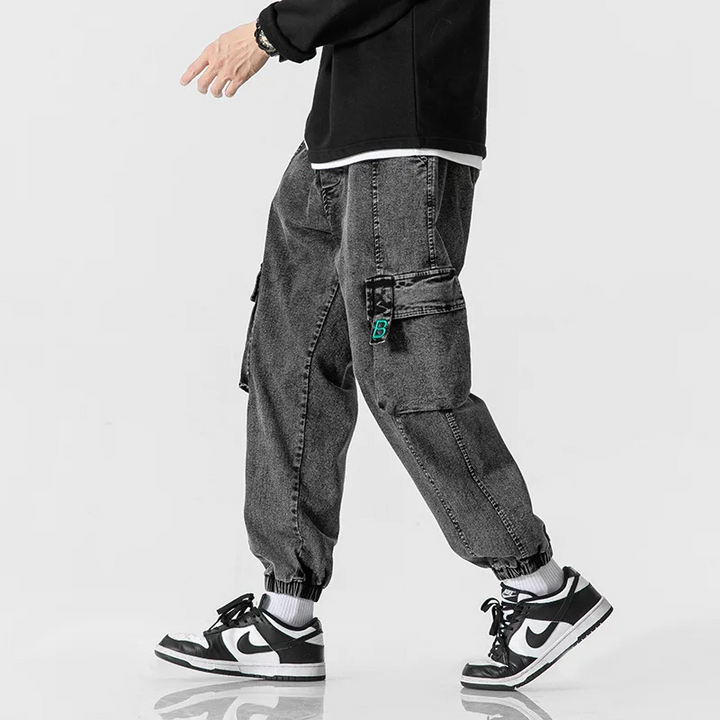 Men's Cargo Joggers – Relaxed Fit Cotton