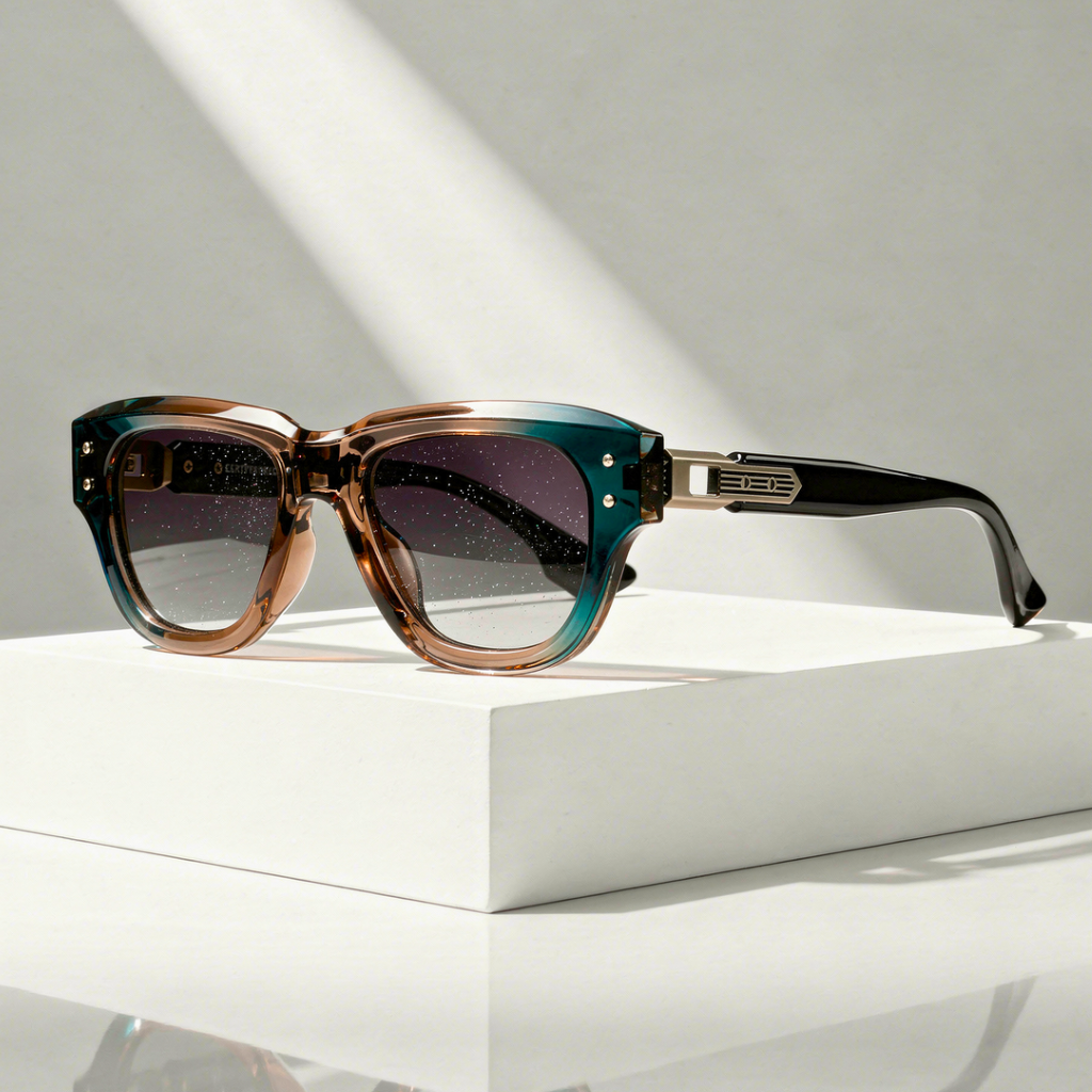 Men's Square Sunglasses with Polarised UV400
