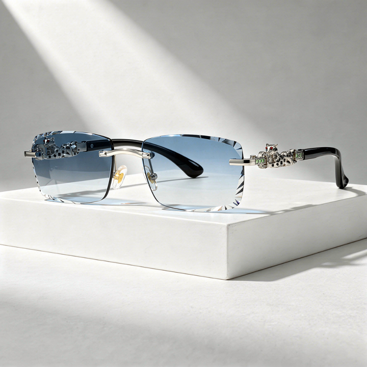 Rimless Sunglasses with UV400 Protection