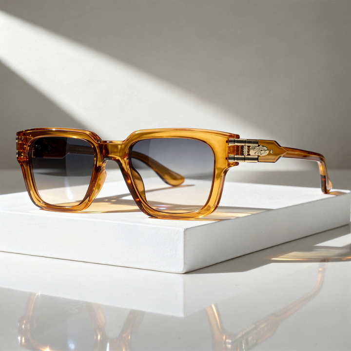 Unisex Square Sunglasses with UV400 Protection