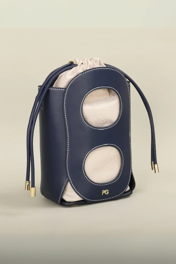 Irisa Crossbody Bag - PU Leather Cut-Out Design
