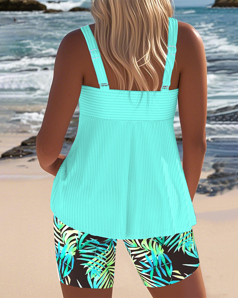 Colette | Women's Tummy Control Printed Tankini