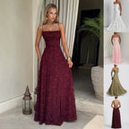 Floral Lace Maxi Dress for Special Occasions-HighTouch