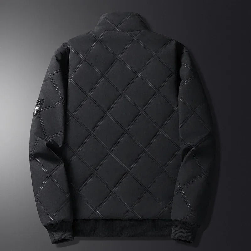 Men's Fleece Lined Quilted Winter Jacket