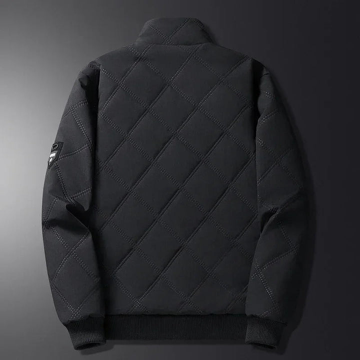 Men's Fleece Lined Quilted Winter Jacket