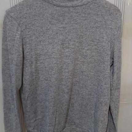 Maglione a maniche lunghe lavorato a maglia a tinta unita da donna