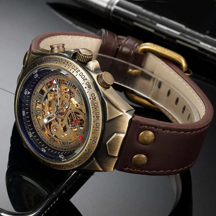 Forge & Gear Timepiece - Rugged Industrial Mechanical Men's Watch