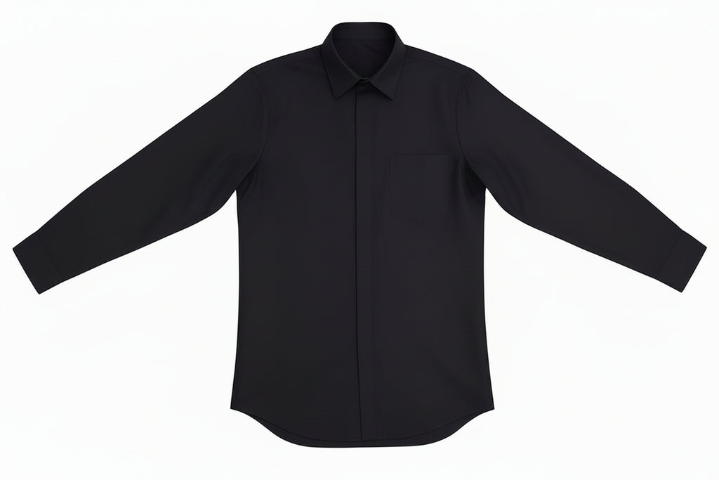 Men’s Classic Formal Shirt Long Sleeve Office Wear-HighTouch